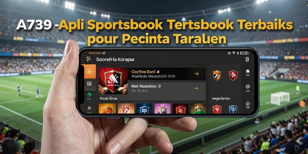 Tampilan utama aplikasi 2739 yang menampilkan fitur Sportsbook.