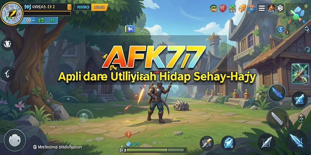 Tampilan screenshot utama AFK77 menampilkan antarmuka yang intuitif dan menarik.