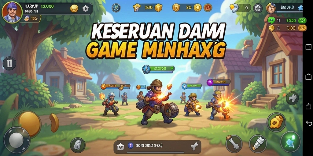 Tampilan gameplay <strong>HARAPJP</strong> yang memukau dengan karakter yang aktif.