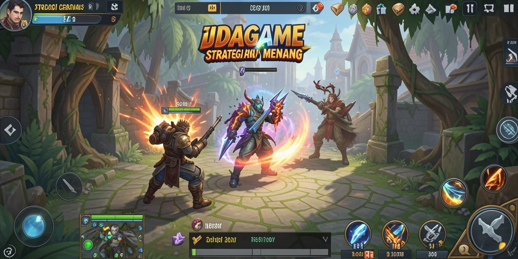 Tampilan gameplay menegangkan dan strategi mendalam dari IDAGAME.