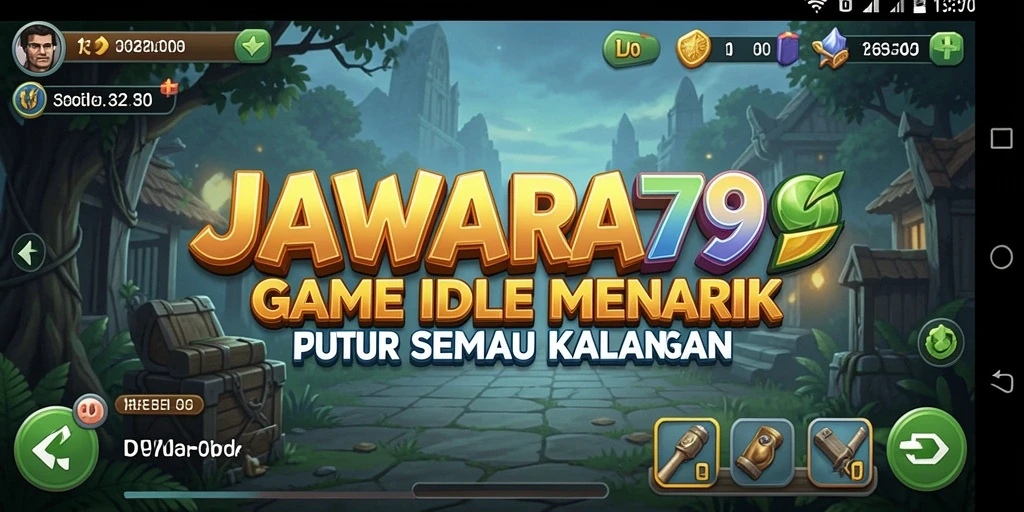 Gameplay menarik JAWARA79 yang menunjukkan kemajuan dalam game Idle.