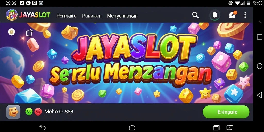 Tampilan gameplay seru JAYASLOT dengan tantangan Puzzle yang menarik.