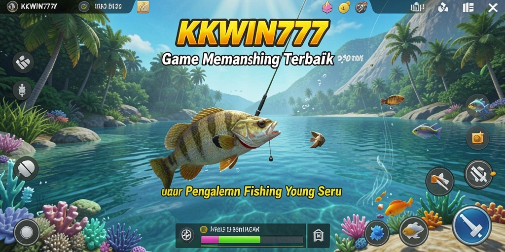 Tangkapan ikan besar dalam gameplay memancing yang seru.