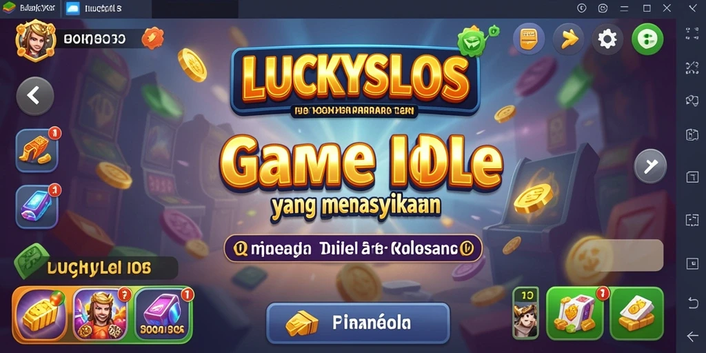Tampilan gameplay LUCKYSLOTS dengan mesin slot yang beragam dan menarik.