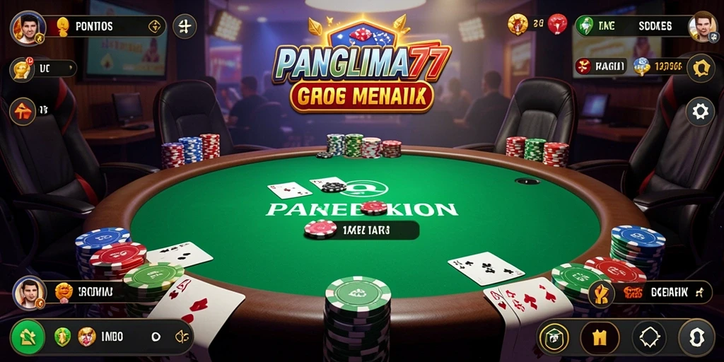 Screenshot gameplay Poker di PANGLIMA77 yang menarik dan interaktif.