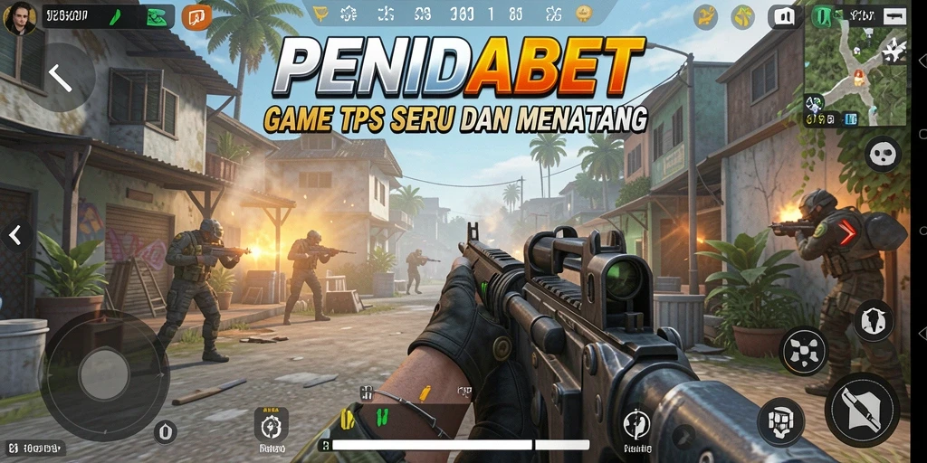Tampilan screenshot PENIDABET yang menunjukkan aksi seru gameplay TPS.