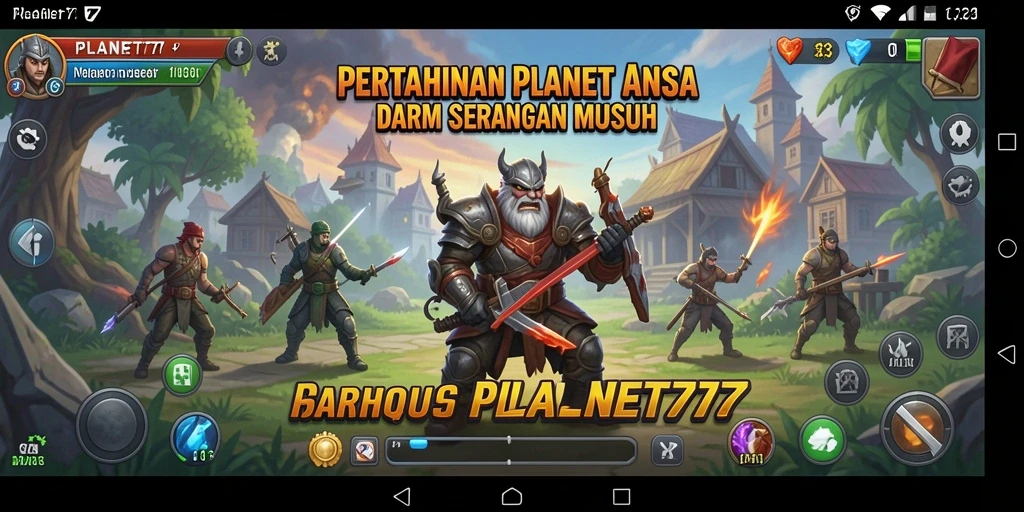 Gameplay PLANET77 yang mendebarkan dan menantang.