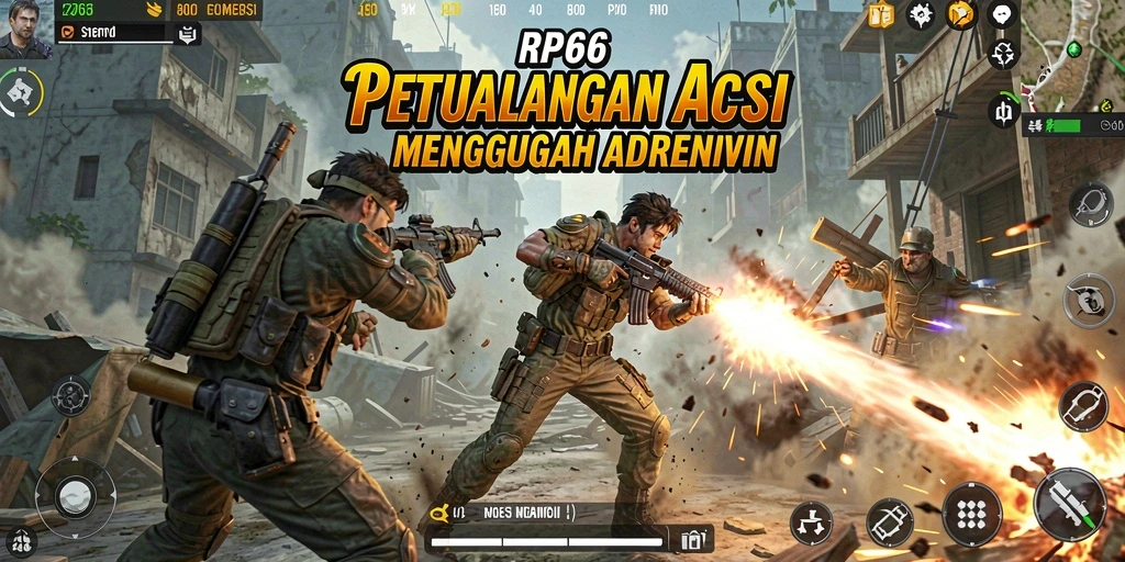 Tampilan gameplay RP66 dengan aksi seru dan grafis menakjubkan.
