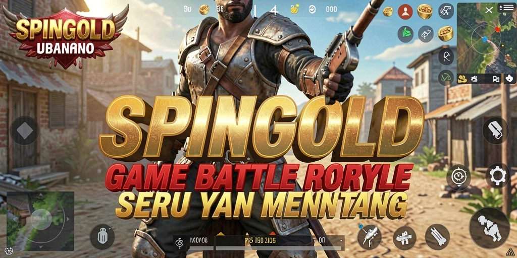 Tangkapan layar utama gameplay SPINGOLD yang mendebarkan.